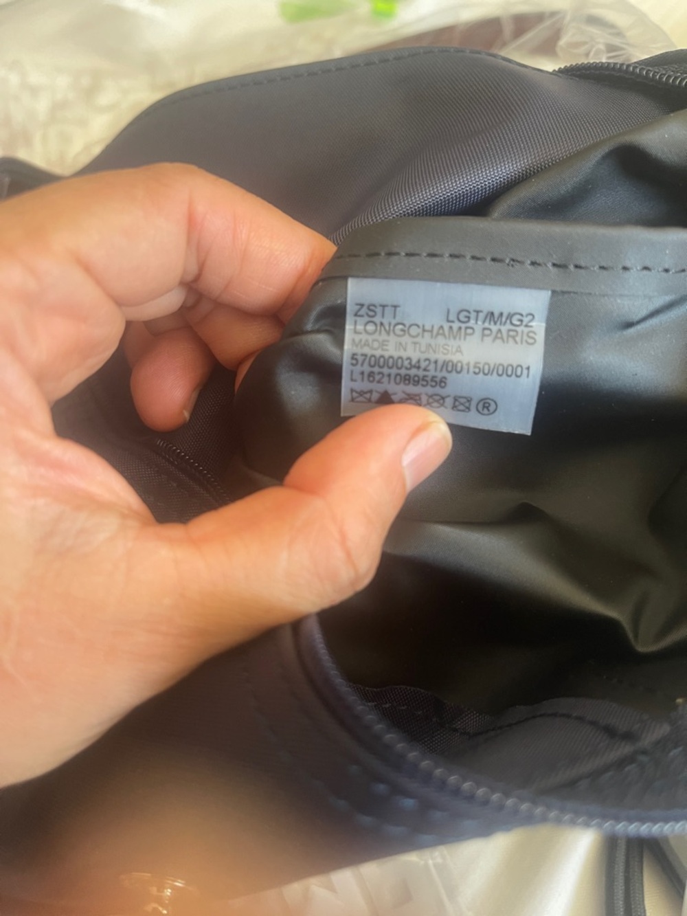 Longchamp's Le Pliage Original S Handbag‎ - navy blue - Picture 10 of 10